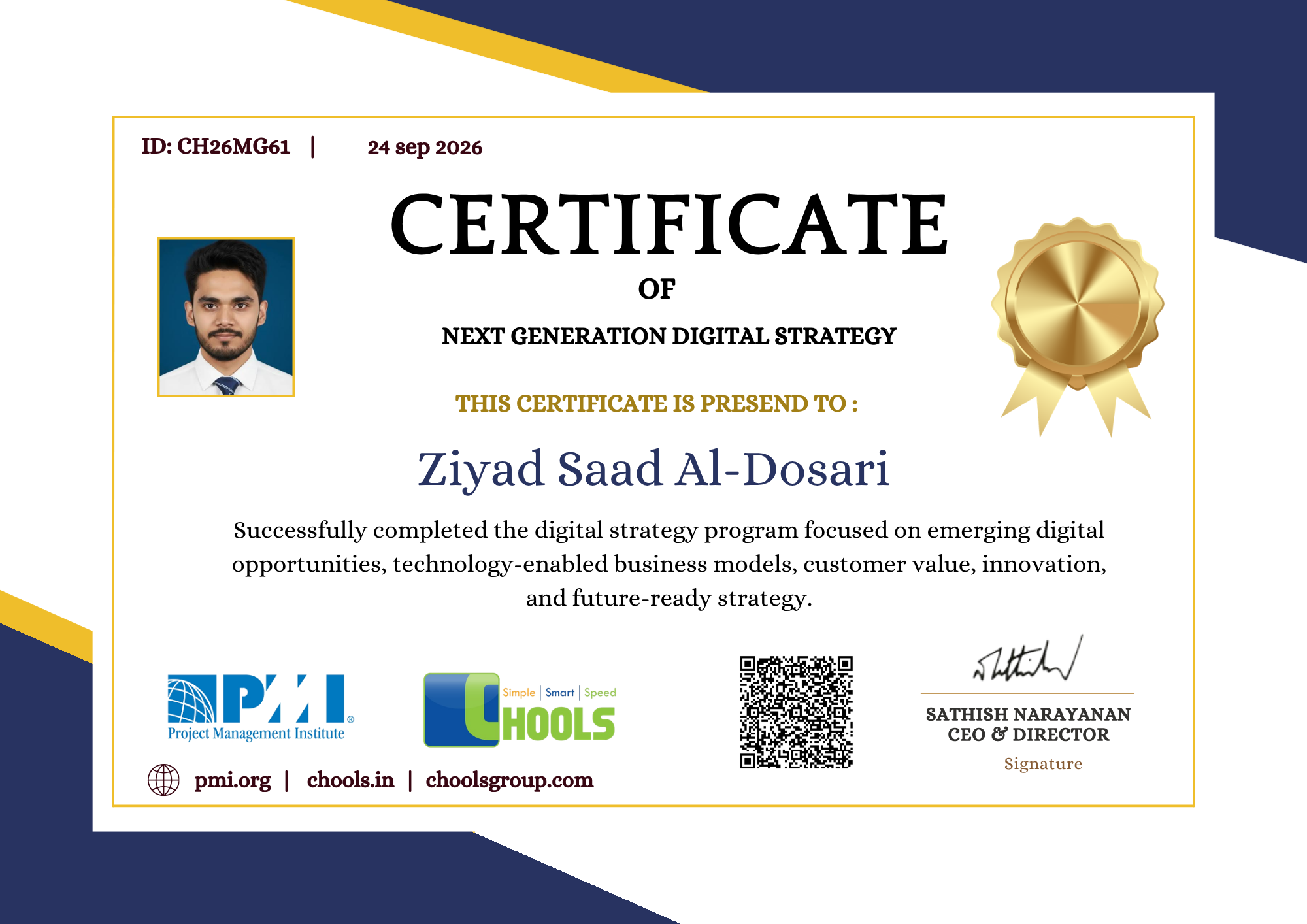 Management Programs Certificate